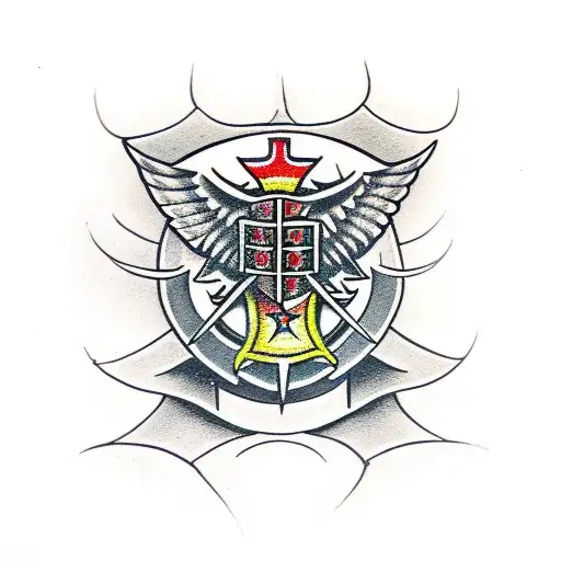 Knight Templar tattoo design idea