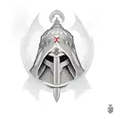 Knight Templar tattoo design idea
