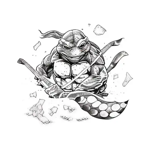 teenage mutant ninja turtles  tattoo design idea