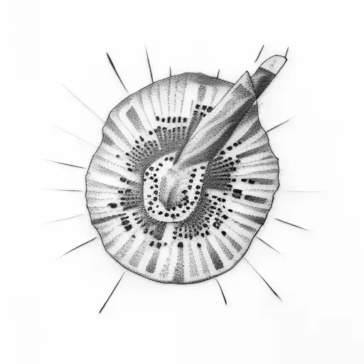 kiwi tattoo design idea
