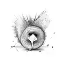 kiwi tattoo design idea