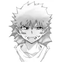 killua from hunterxhunter, angry tattoo design idea