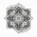 🕉 om in technology tattoo design idea