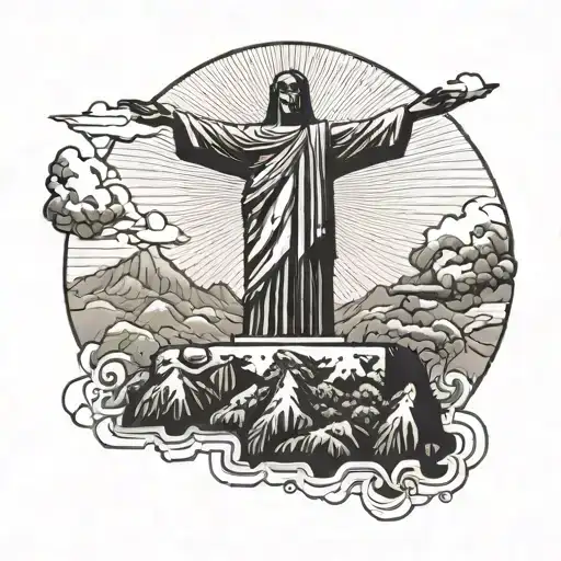 CRISTO REDENTOR  tattoo design idea