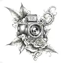 "Press On" tattoo design idea