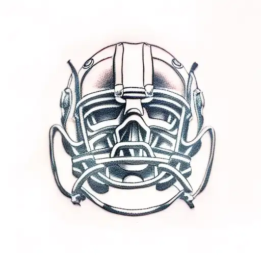 American football  tattoo design idea