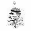Peaky Blinders tattoo design idea