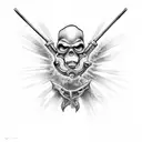 special forces grim reaper tattoo design idea