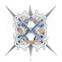 Infinity Symbol tattoo design idea