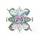 Infinity Symbol tattoo design idea