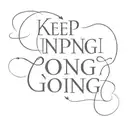 keep going tattoo design idea