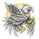 blood eagle tattoo design idea