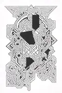 slavic patterns tattoo design idea