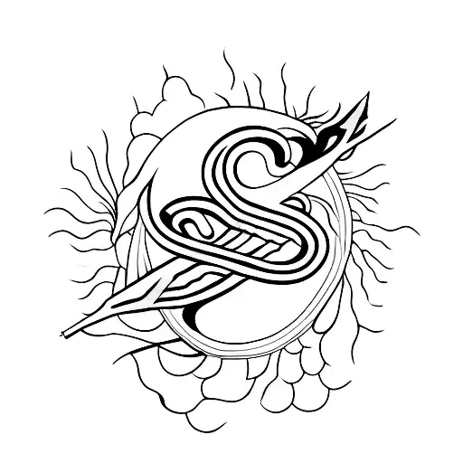 Deftones-inspired tattoo design featuring a melancholic guitar player tattoo design idea