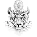 guerrero Maya jaguar  tattoo design idea