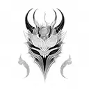 Kindred Mask tattoo design idea