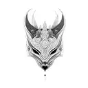 Kindred Mask tattoo design idea