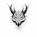 Kindred Mask tattoo design idea