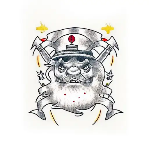 mafia tattoo design idea