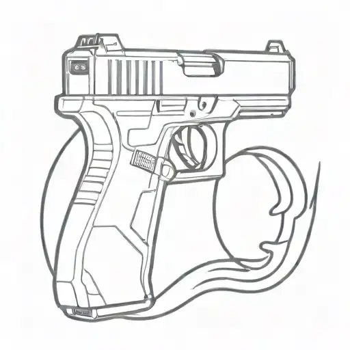 Glock tattoo design idea