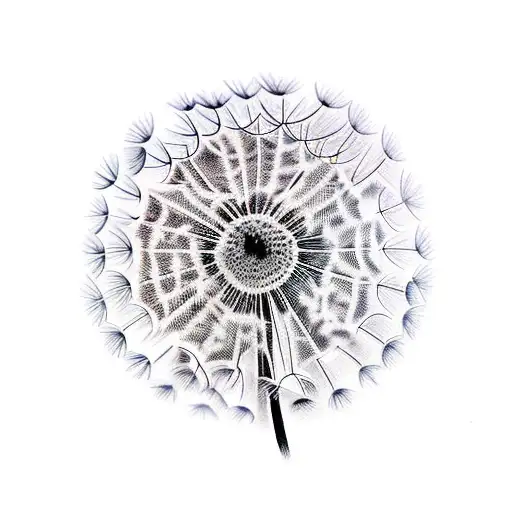 Dandelion tattoo design idea