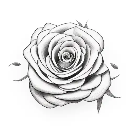 Flower tattoo design idea
