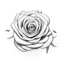 Flower tattoo design idea