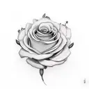 Flower tattoo design idea