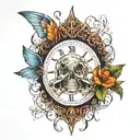 time 13:13 tattoo design idea