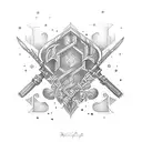 keyblade tattoo design idea