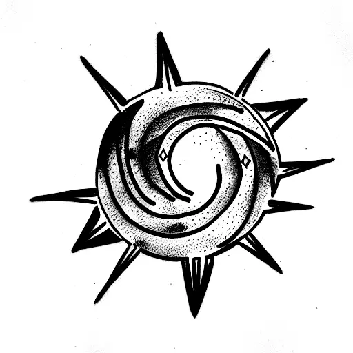 sol de apolo tattoo design idea
