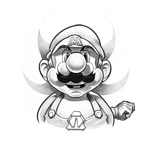 Mario y Alberto tattoo design idea