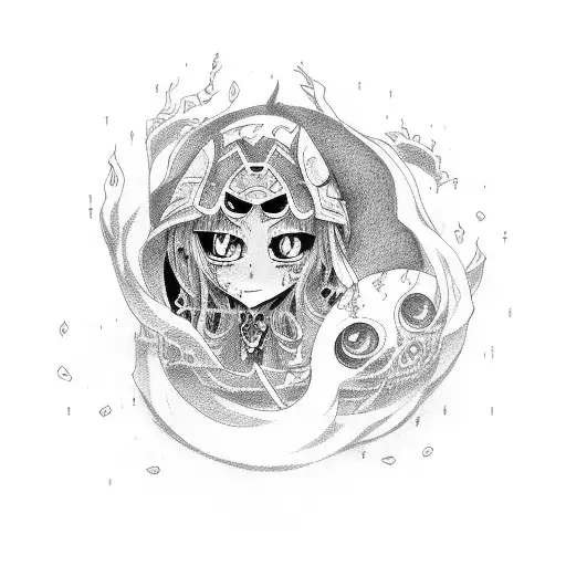 soul eater anime tattoo design idea