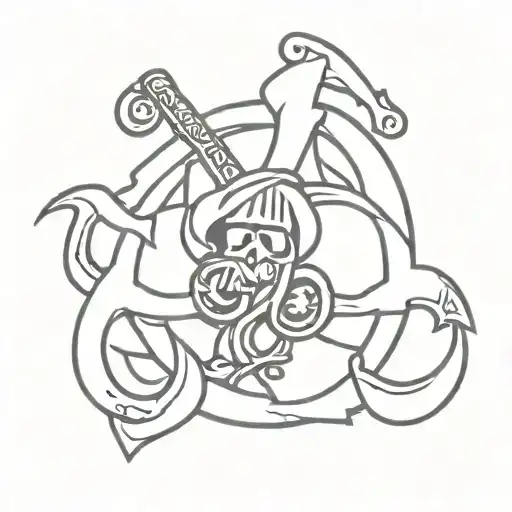 sons of anarchy symbol tattoo design idea