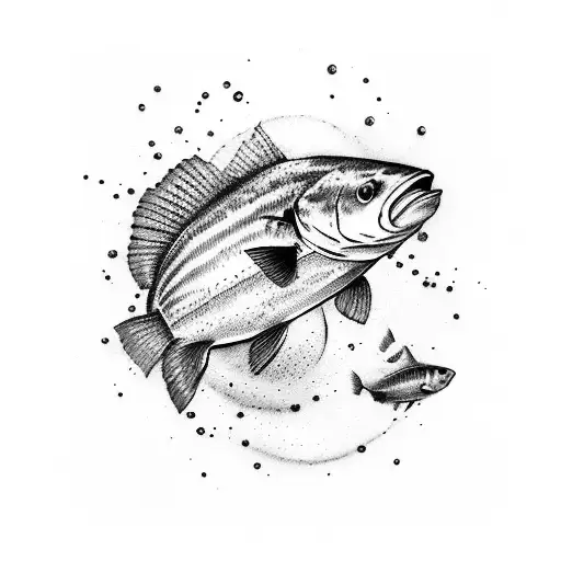 barramundi tattoo design idea