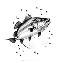 barramundi tattoo design idea