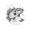 barramundi tattoo design idea