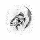 barramundi tattoo design idea