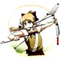 Bow Arrow  tattoo design idea