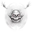 beetlejuice and venem tattoo design idea