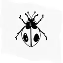 Ladybug tattoo design idea