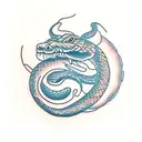 rattleSnake tattoo design idea