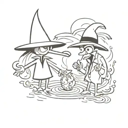 MAD TV spy vs spy with sun and moon representing the 2 spy's tattoo design idea