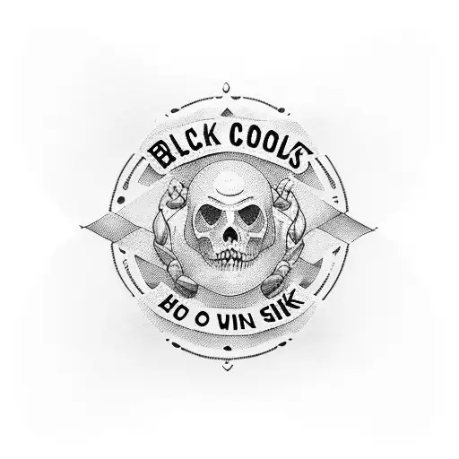 stacked pool noodles with the text under it 'i will not sink' tattoo design idea