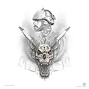 spanish army tattoo design idea