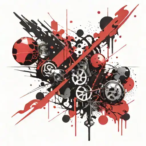 dark filler tattoo design idea