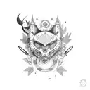 mechanical tattoo design idea