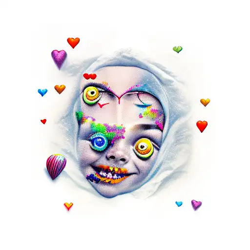 inner child never got love tattoo design idea