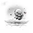 inner child never got love tattoo design idea