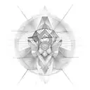 SHAPES, LINES AND POINTS  tattoo design idea